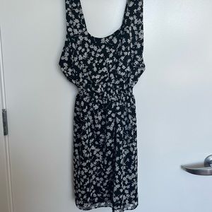 BCBGMAXAZRIA Black Floral Dress